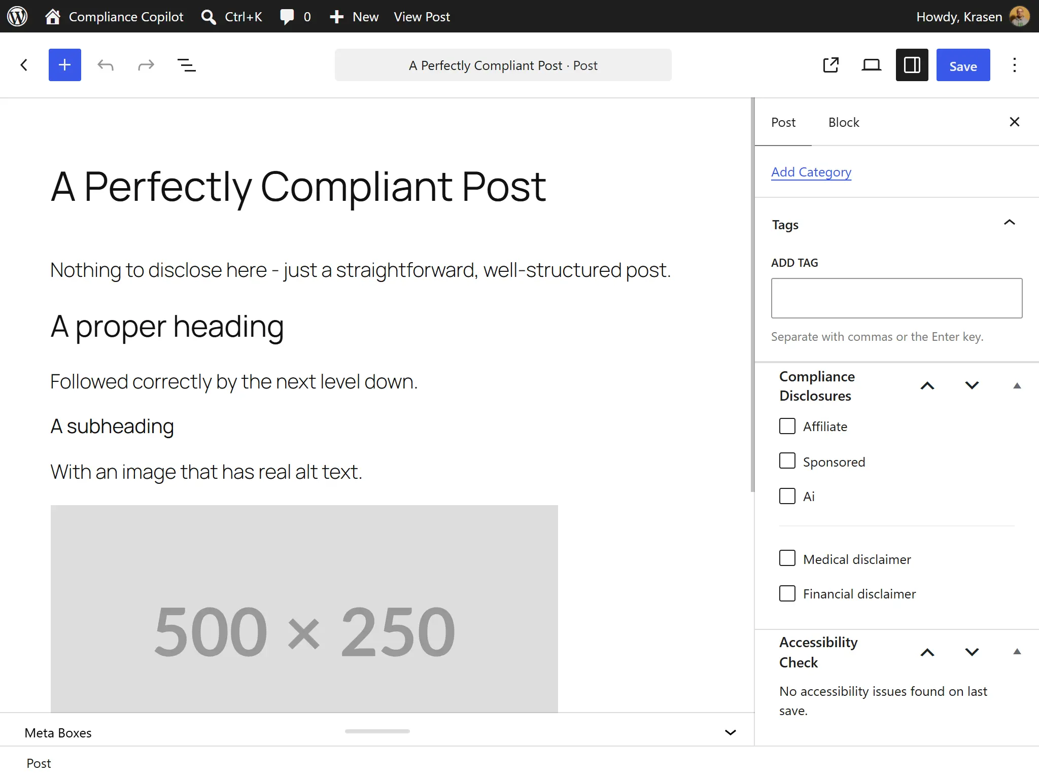 Feature Screenshot Image