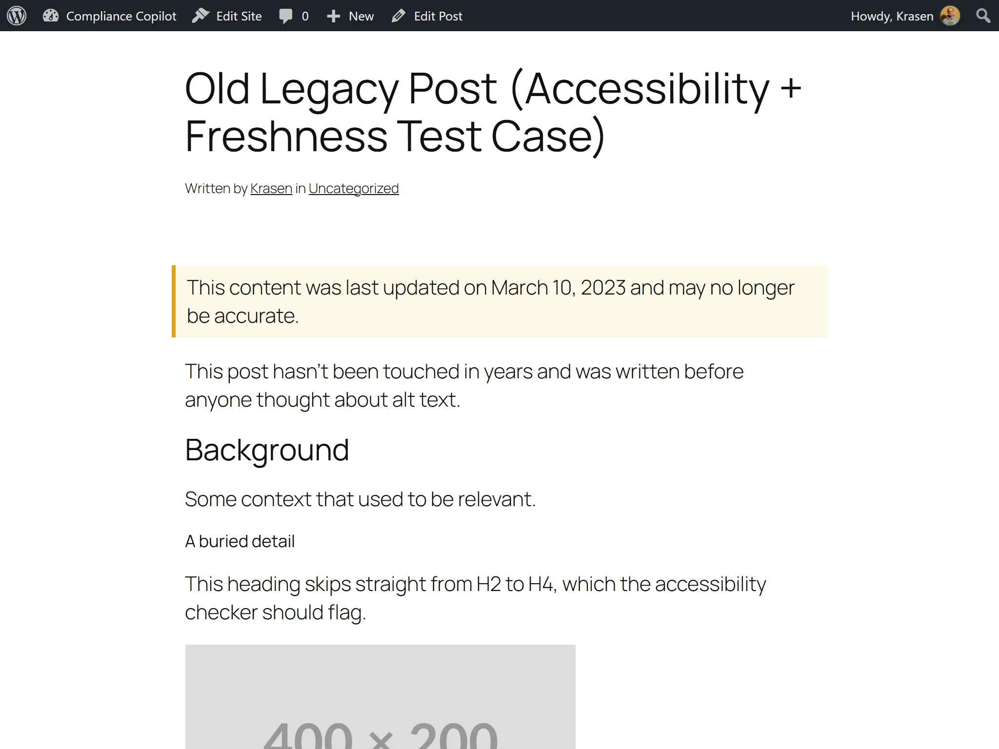 Feature Screenshot Image