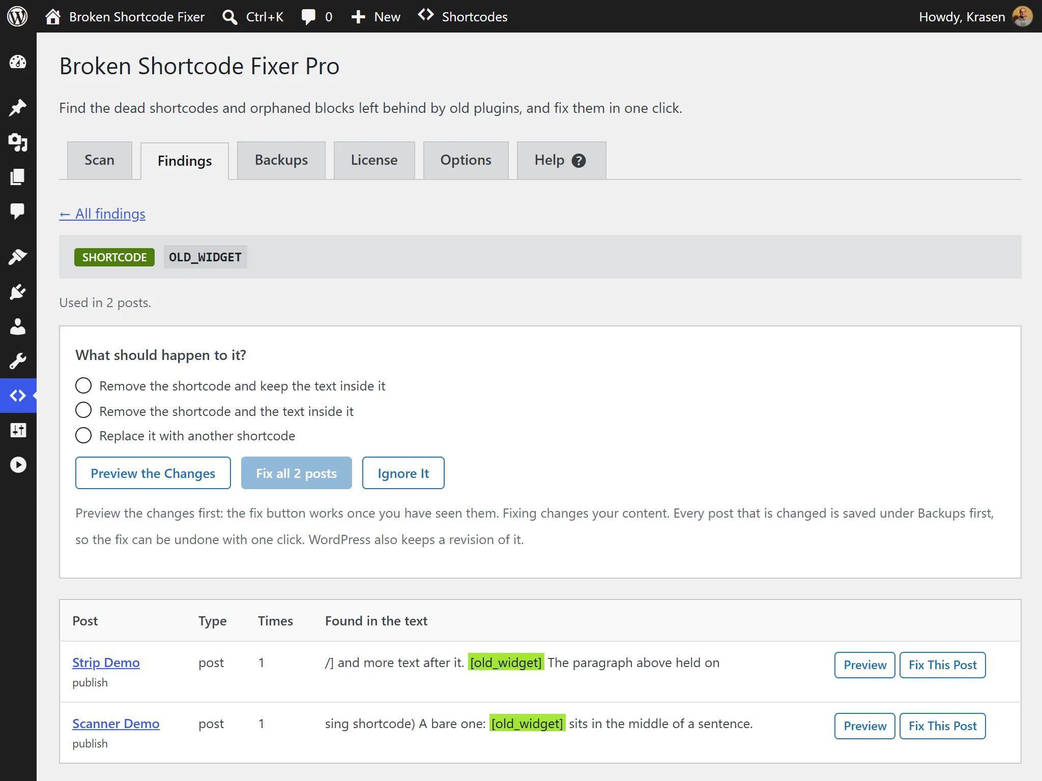 Feature Screenshot Image
